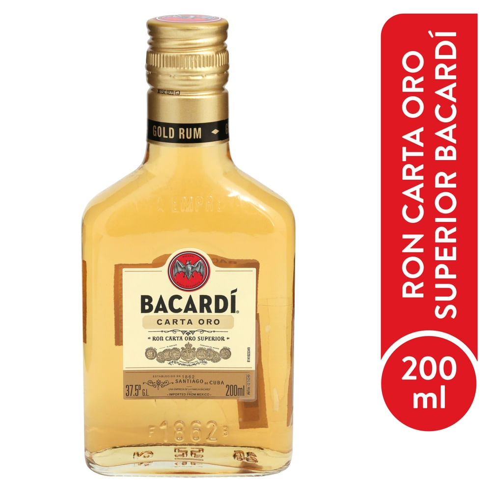 BACARDI CARTA ORO 200ML