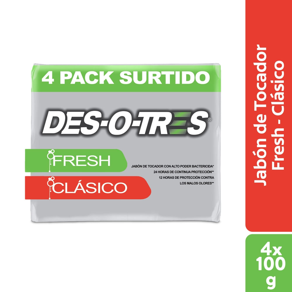 JABON DES-O-TRES CLÁSICO 100G