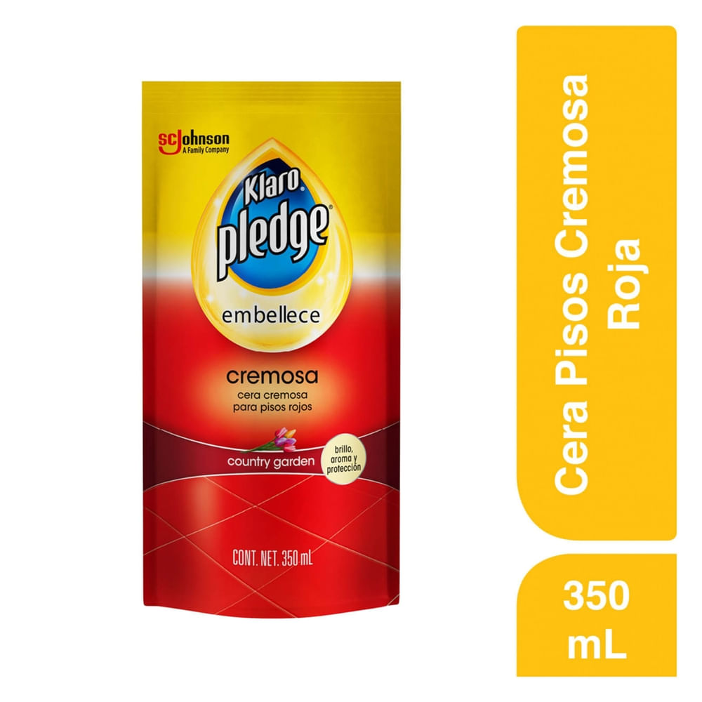 PLEDGE KLARO ROJA DP 350 ML