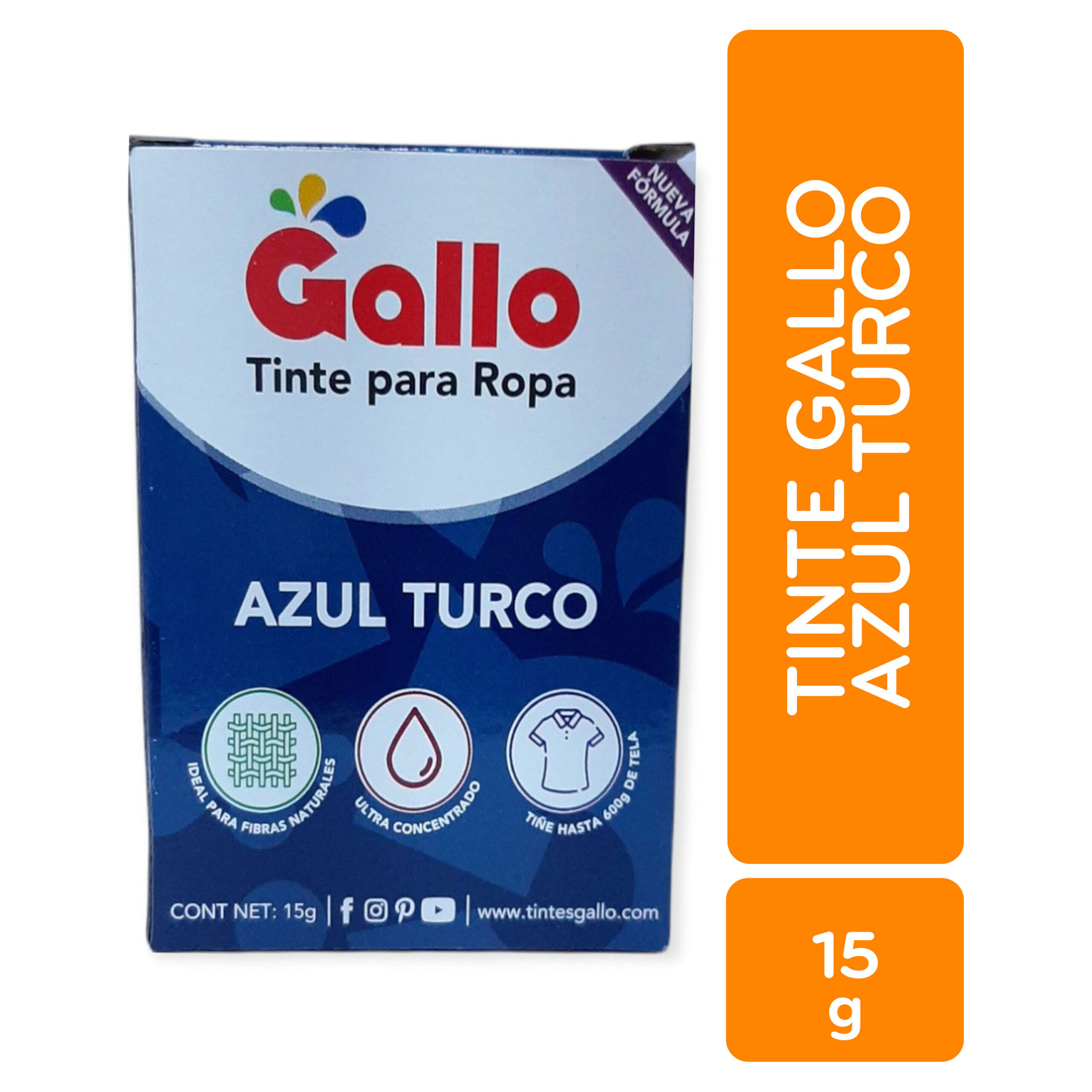 TINTE GALLO AZUL TURCO