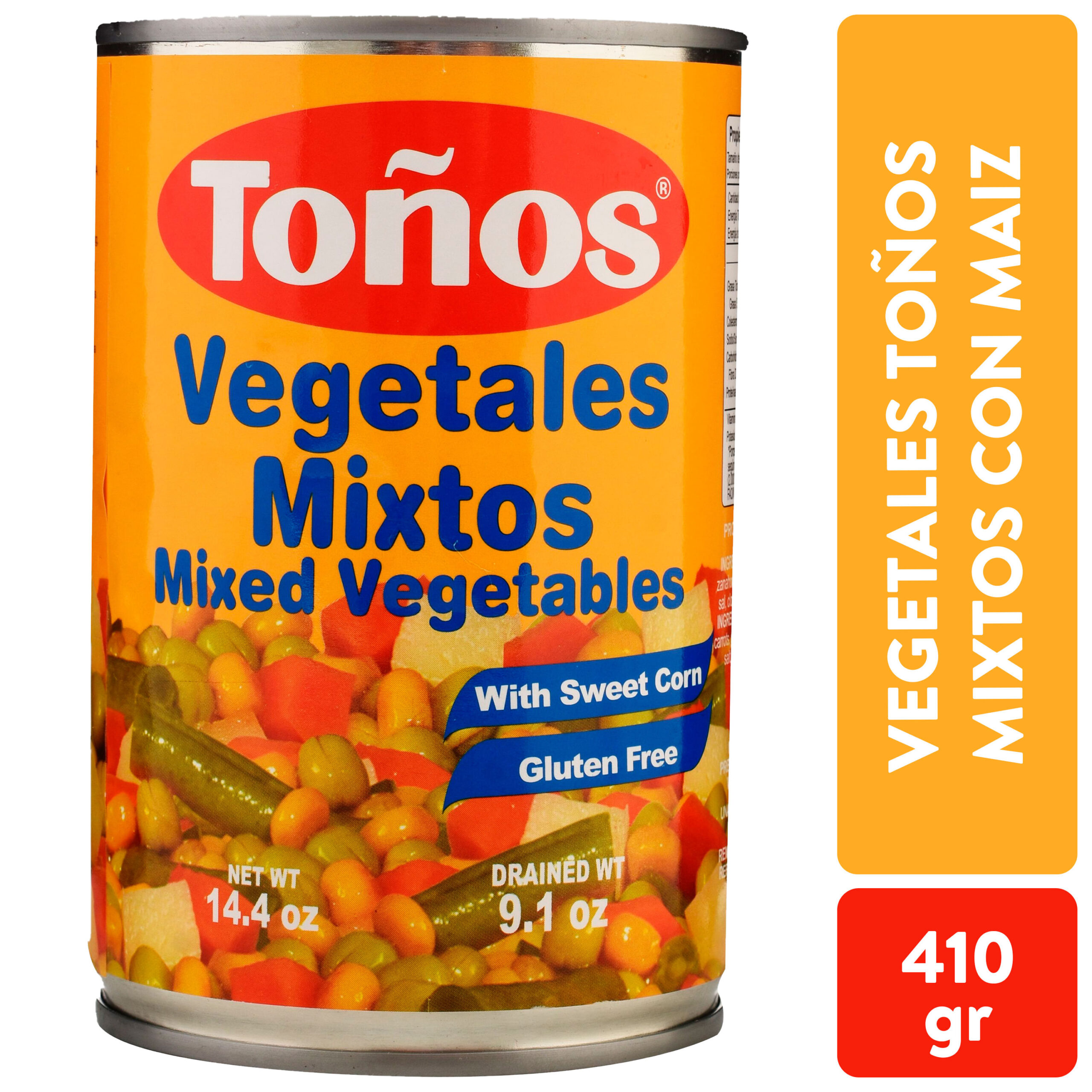 VEGETALES MIXTOS TONOS 410G